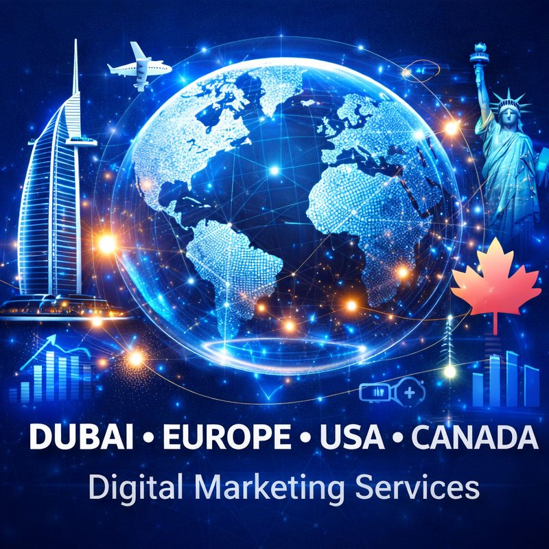 Digital Marketing Services Dubai, Europe, USA, Canada